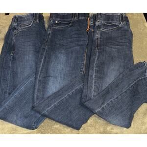 Lee Mens Extreme Motion Slim Straight Leg Jeans Size 32 x 30 Stretch 3 Pairs Lot